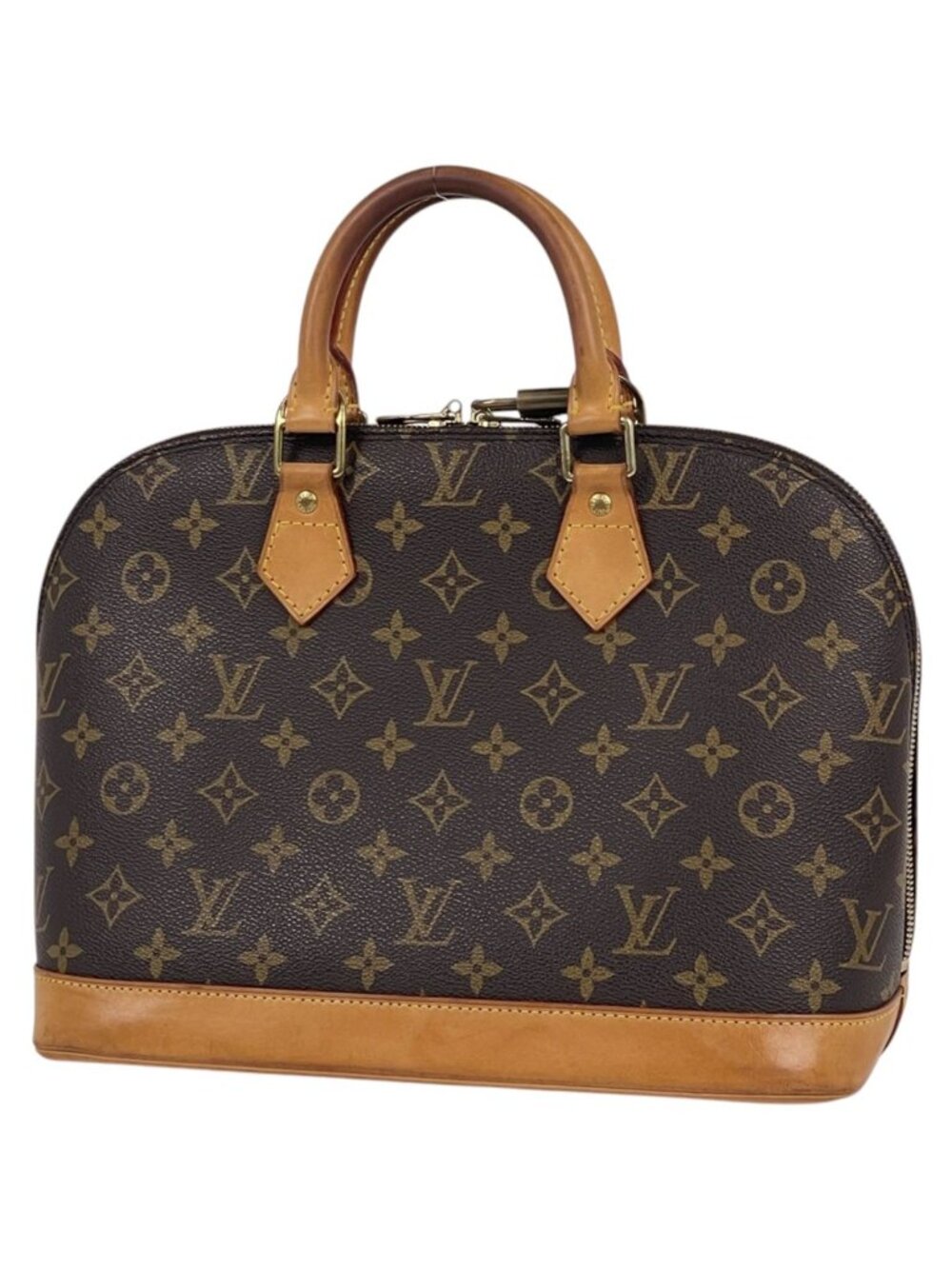 Louis Vuitton Alma Handbag Monogram Brown